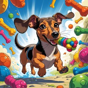juguetes blandos, para morder y roer para perros teckel