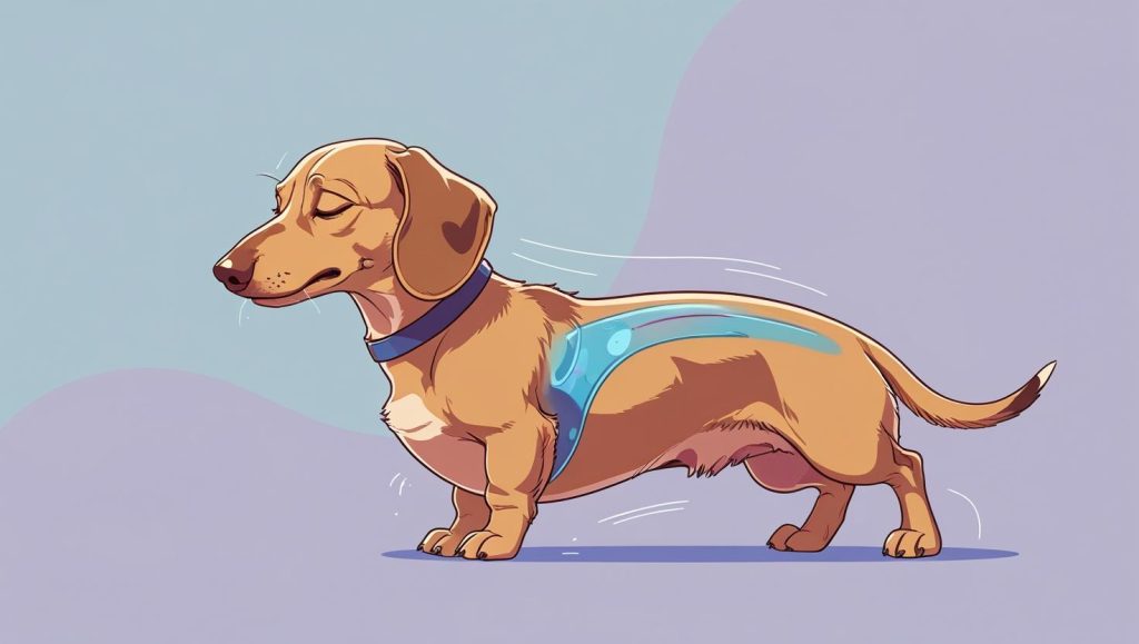 teckel, espalda, hernia, dolor de espalda, dolor